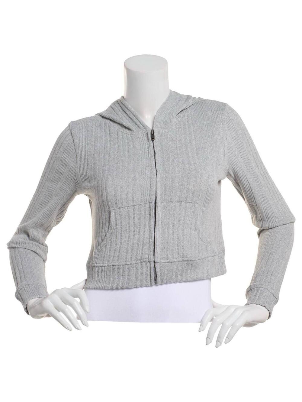$29 Self E by Self Esteem Women's Gray Juniors XL  Floral Print Hoodie NWT